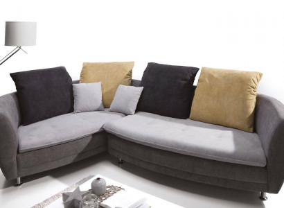 Design Ecksofa Rund Couch Polster Eck Garnitur Sofa Couchen Sofas